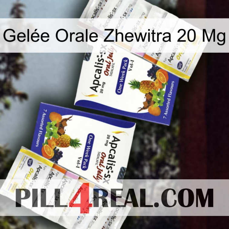 Gelée Orale Zhewitra 20 Mg 12